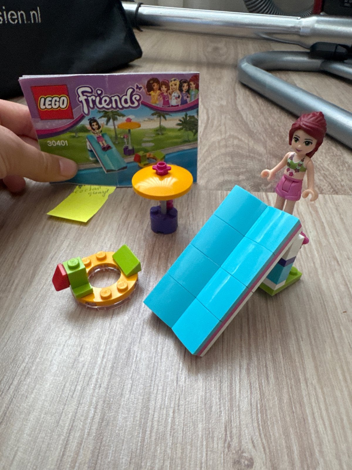 Lego Friends 30401 Zwembad met poppetje en accessoires, Kinderen en Baby's, Inclusief minifiguren, Gebruikt, Lego, Friends