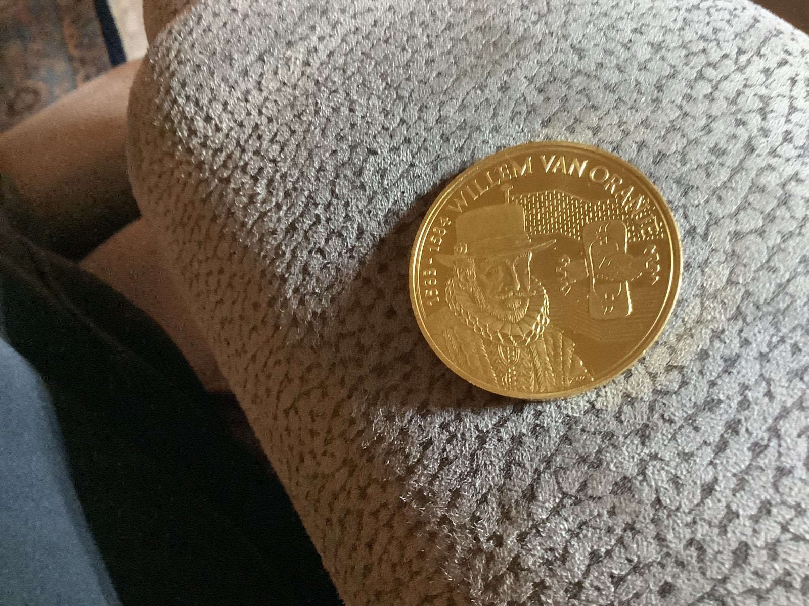 Vergulde Penning Willem van Oranje - 's Rijks Munt, Postzegels en Munten, Vóór koninkrijk, Verzenden, Losse munt, Goud