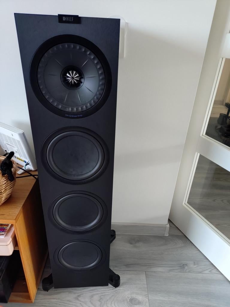 KEF Q950 Vloerstaande Luidsprekers - Hoogwaardig Geluid, Audio, Tv en Foto, Luidsprekers, Front, Rear of Stereo speakers, 120 watt of meer