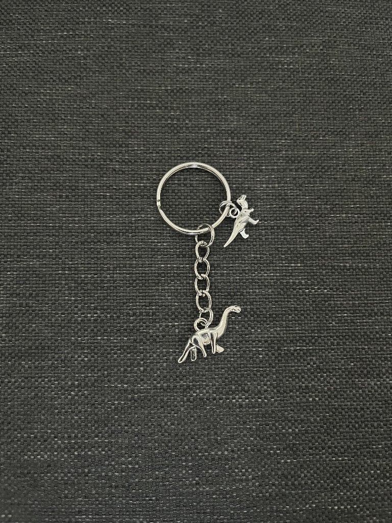 Sleutelhangers dinosaurus, dino met 2 hangers, Ophalen of Verzenden, Nieuw, Dier of Natuur