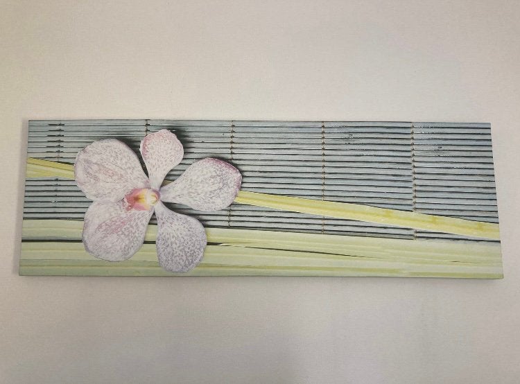 Canvas met een orchidee-motief, Ophalen, Zo goed als nieuw