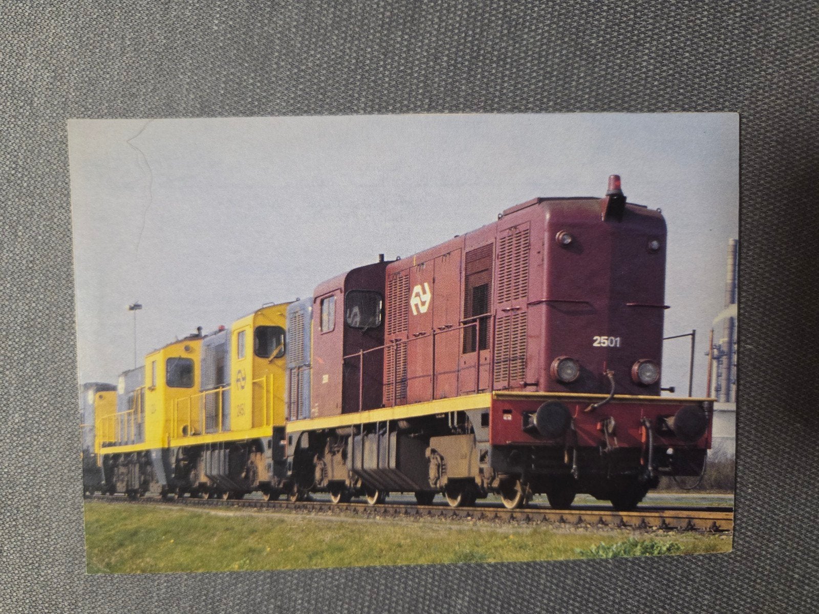 NS Rangerlocomotief 2400/2500 BB - Historische Kaart, Ophalen of Verzenden, Gebruikt, Trein, Kaart of Prent