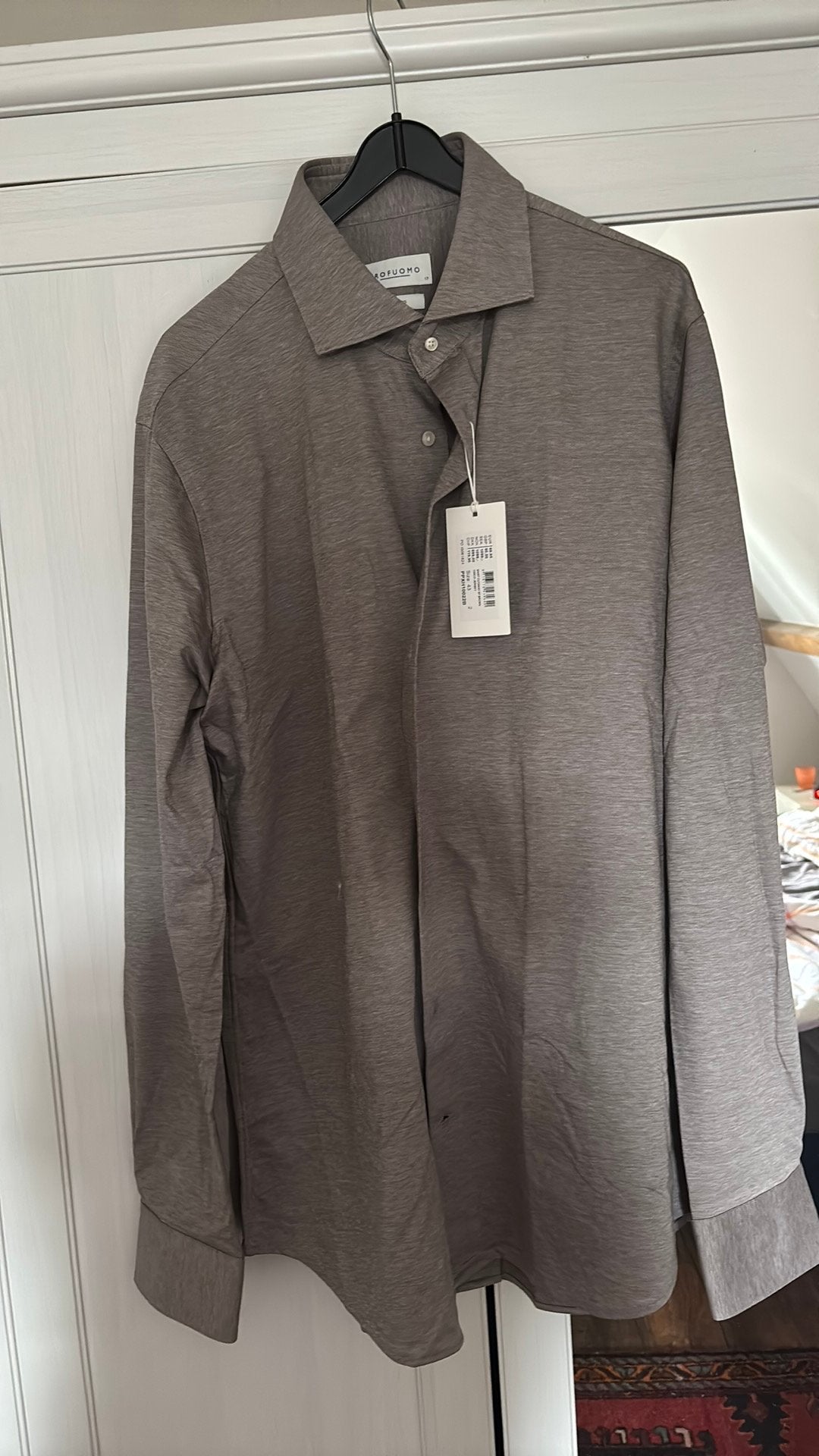 Prachtige heren blouse nieuw €89.95, Ophalen of Verzenden, Nieuw, Beige