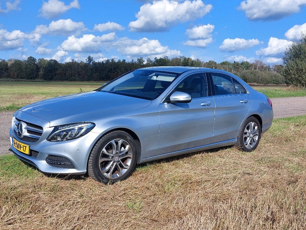 Mercedes-Benz C-Klasse C180 CDI 1.6 85KW 2014 Grijs, Auto's, 1385 kg, Zwart, 4 cilinders, Origineel Nederlands