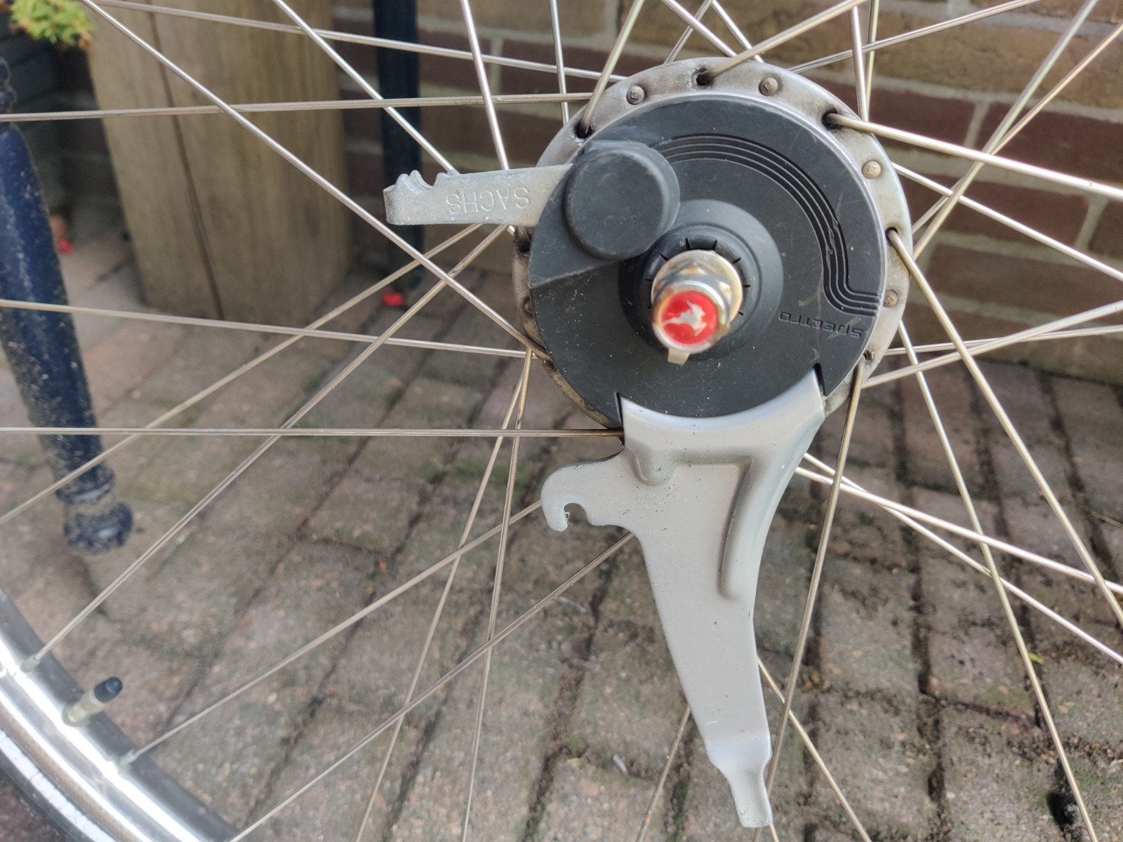 Fietswiel 28" Sachs (voor) Gazelle Esprit, Ophalen, Band