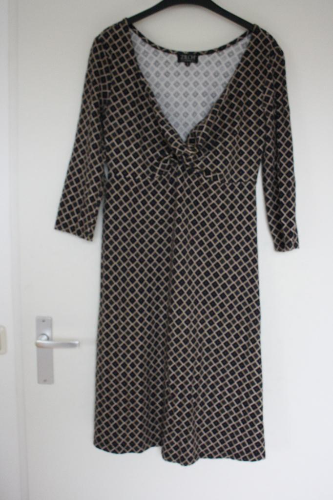 Geblokte jurk van Zilch, maat L / XL, Kleding | Dames, Zwart, Maat 42/44 (L), Ophalen of Verzenden, Zo goed als nieuw