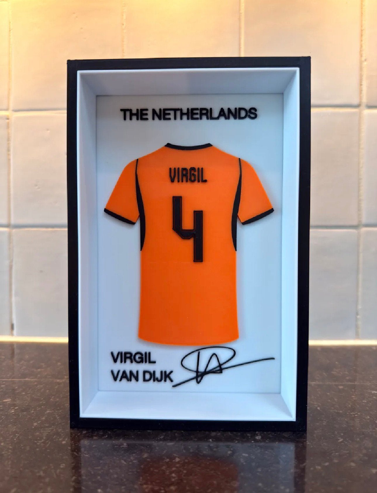 Virgil van Dijk 3D print shirt, Verzamelen, Ophalen of Verzenden, Nieuw, Overige sporten, Overige typen