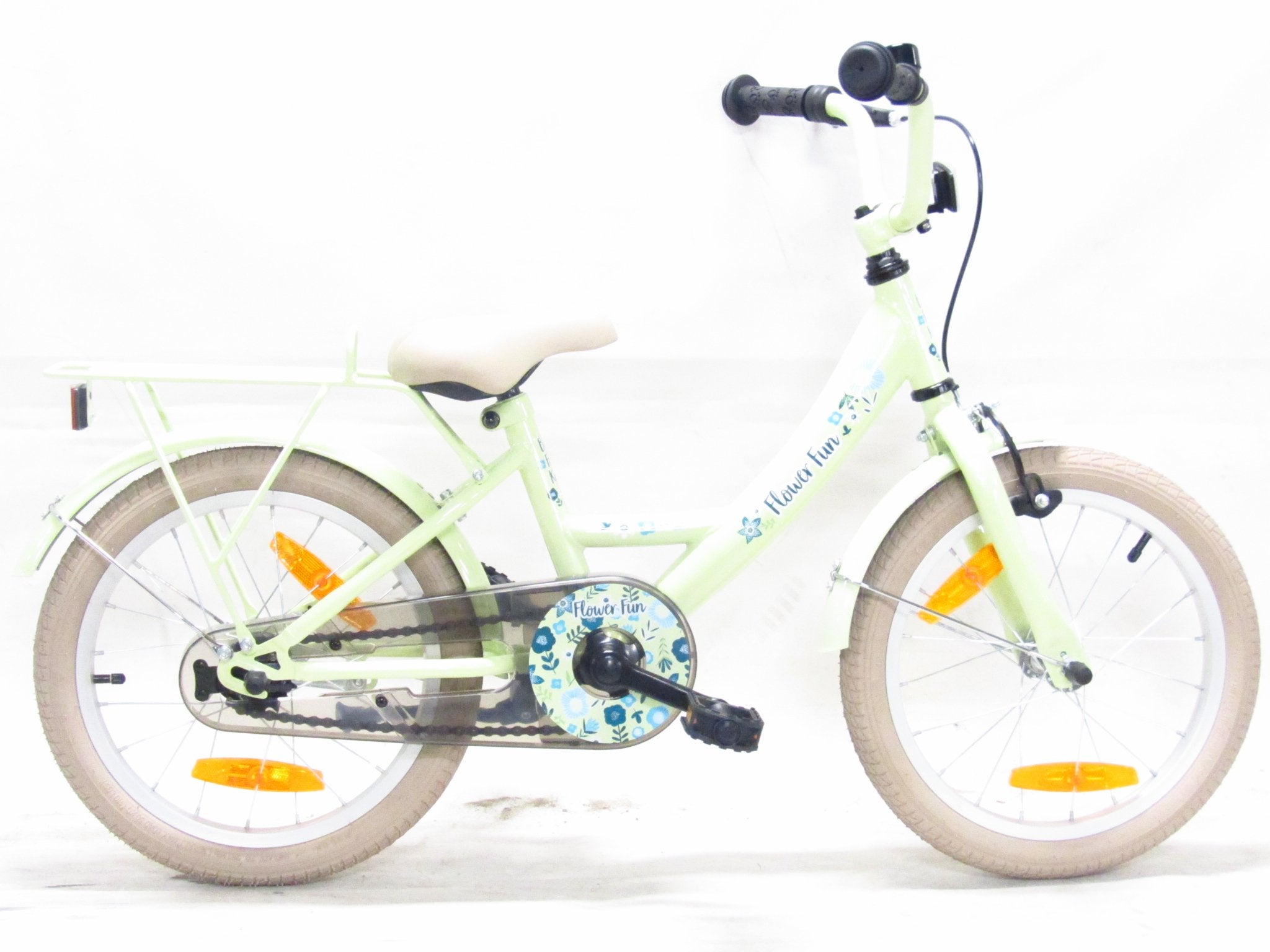 Bike fun Flower 16 groen meisjes 25cm 16inch, Nieuw, BIKE FUN