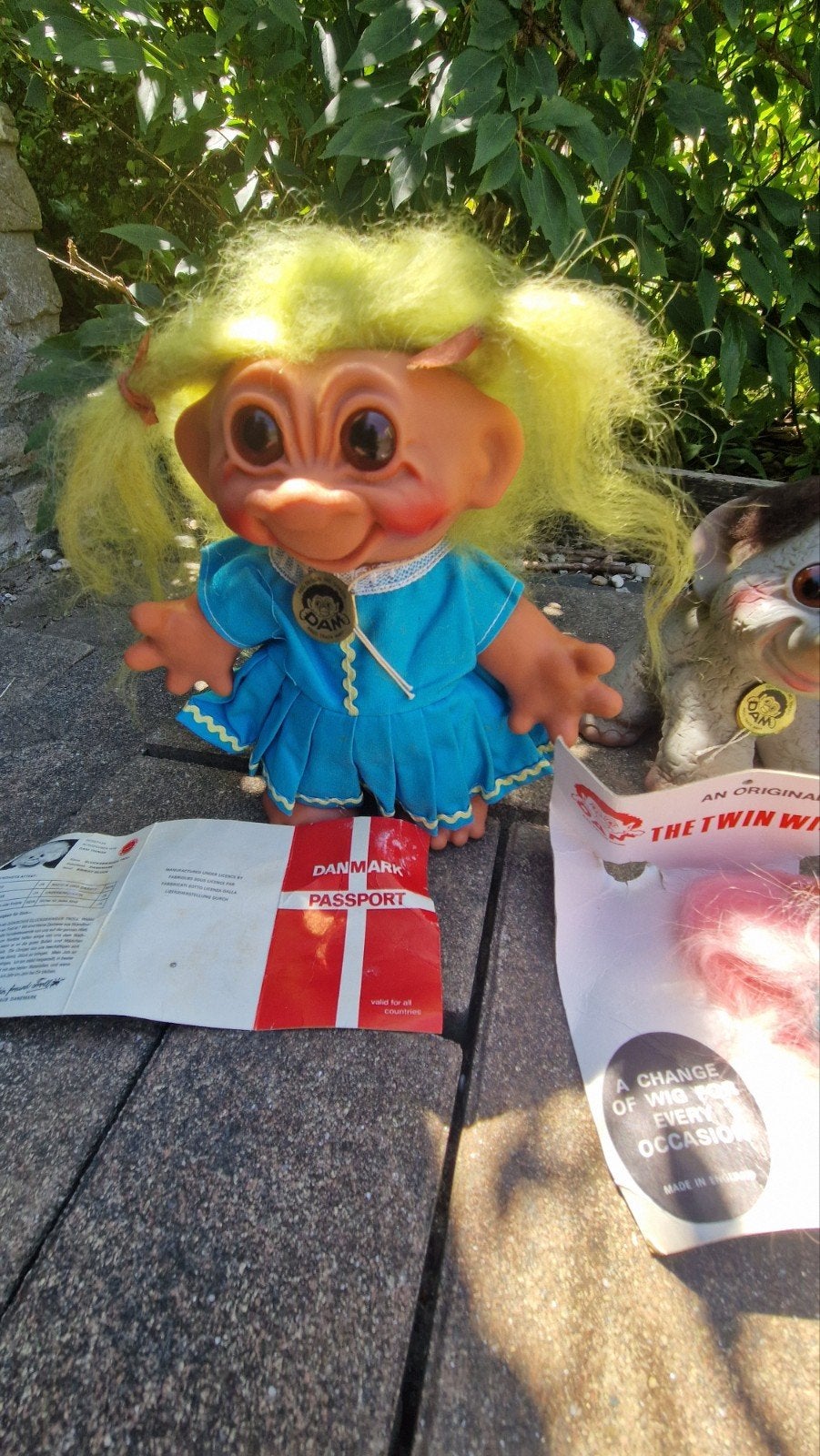 Thomas Dam originele good luck trol, Verzamelen, Ophalen, Zo goed als nieuw, Kleertjes