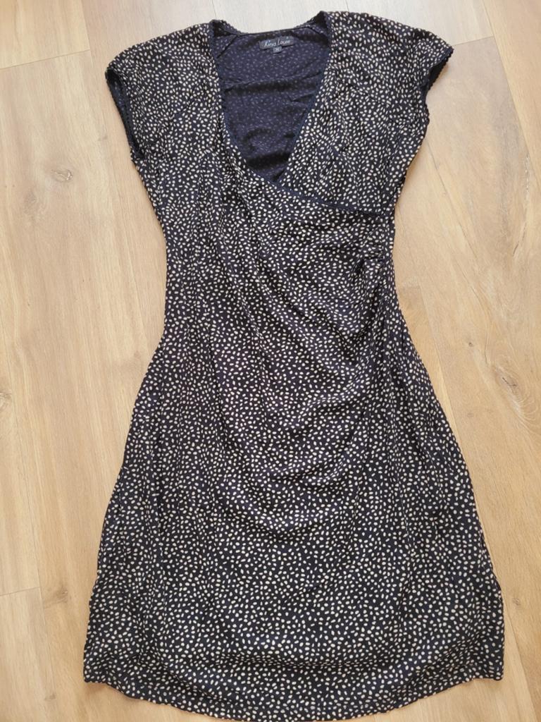 King Louie jurk maat M, Kleding | Dames, Jurken, Zwart, Zo goed als nieuw, Knielengte, Ophalen