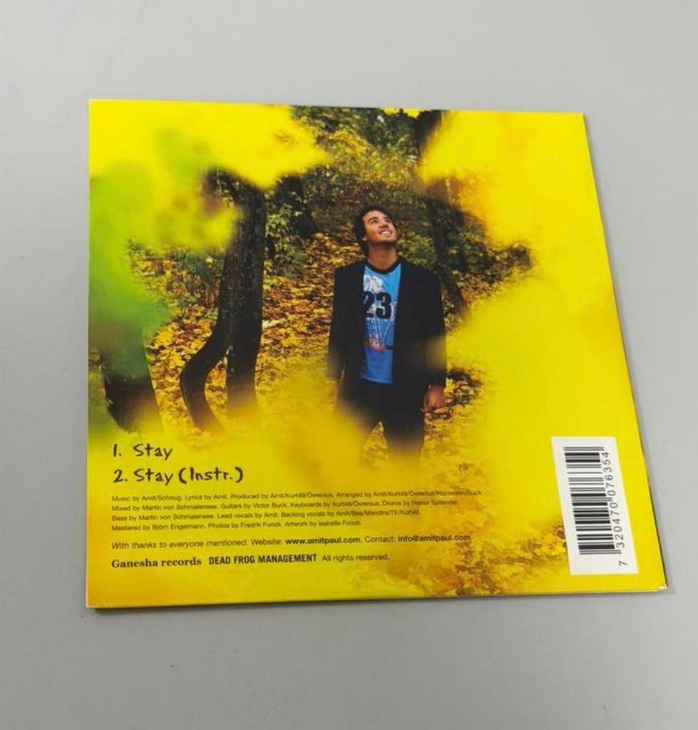 Amit - Stay CD Single (2007) Pop Sweden Ganesha muziek audio, Ophalen of Verzenden, Zo goed als nieuw, Pop