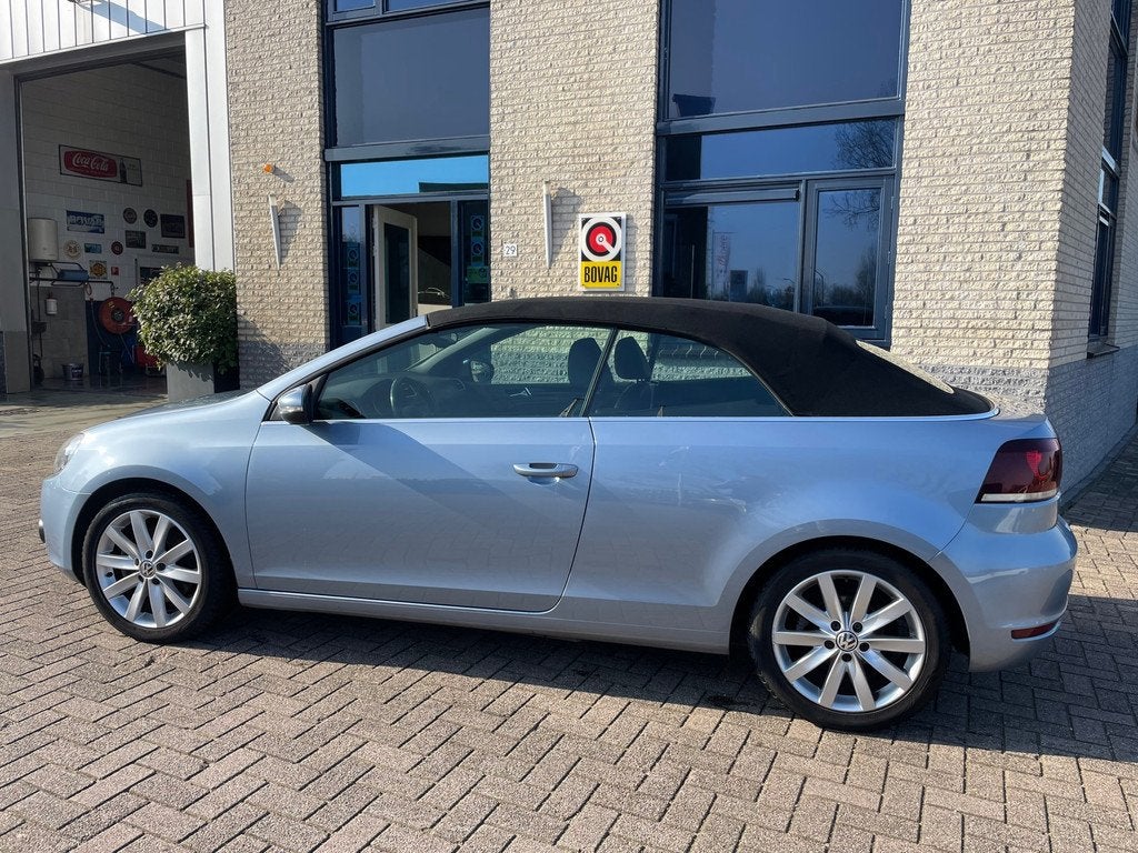 Volkswagen Golf Cabriolet 1.4 TSI- Automaat- NAV-Bluetooth, Euro 5, Gebruikt, Zwart, 4 cilinders