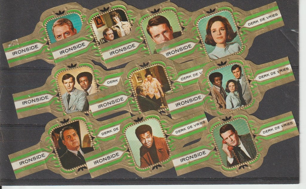 reeks 434  ironside  1-10   sigarenbanden, Ophalen of Verzenden, Zo goed als nieuw, Sigarenbandjes