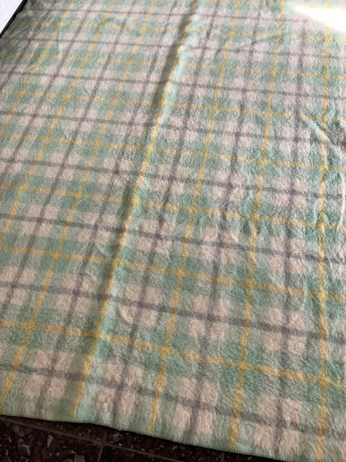Vintage willen deken 230 x 180 cm, Ophalen of Verzenden, Zo goed als nieuw