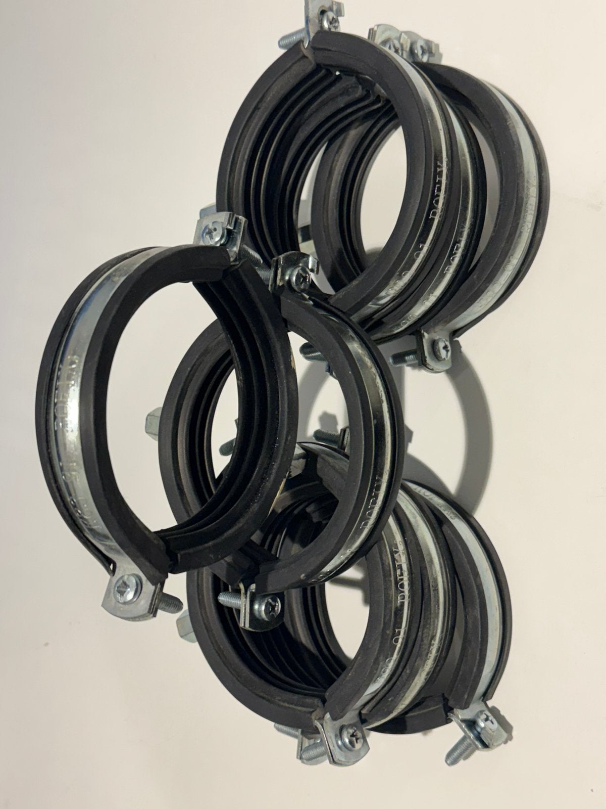 Rofix buisbevestiging clasic buisbeugel 83-91mm M8/M10, Ophalen, Afvoer, Zo goed als nieuw, Rvs