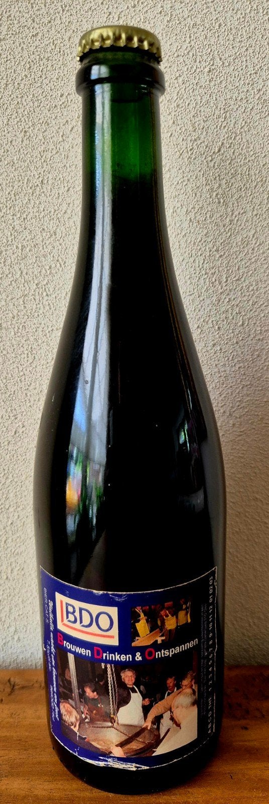 2001 fles BDO bier 0,75ltr br. WALHALLA Oss. Brouwen Drinken, Verzamelen, Ophalen of Verzenden, Zo goed als nieuw, Flesje(s), Overige merken