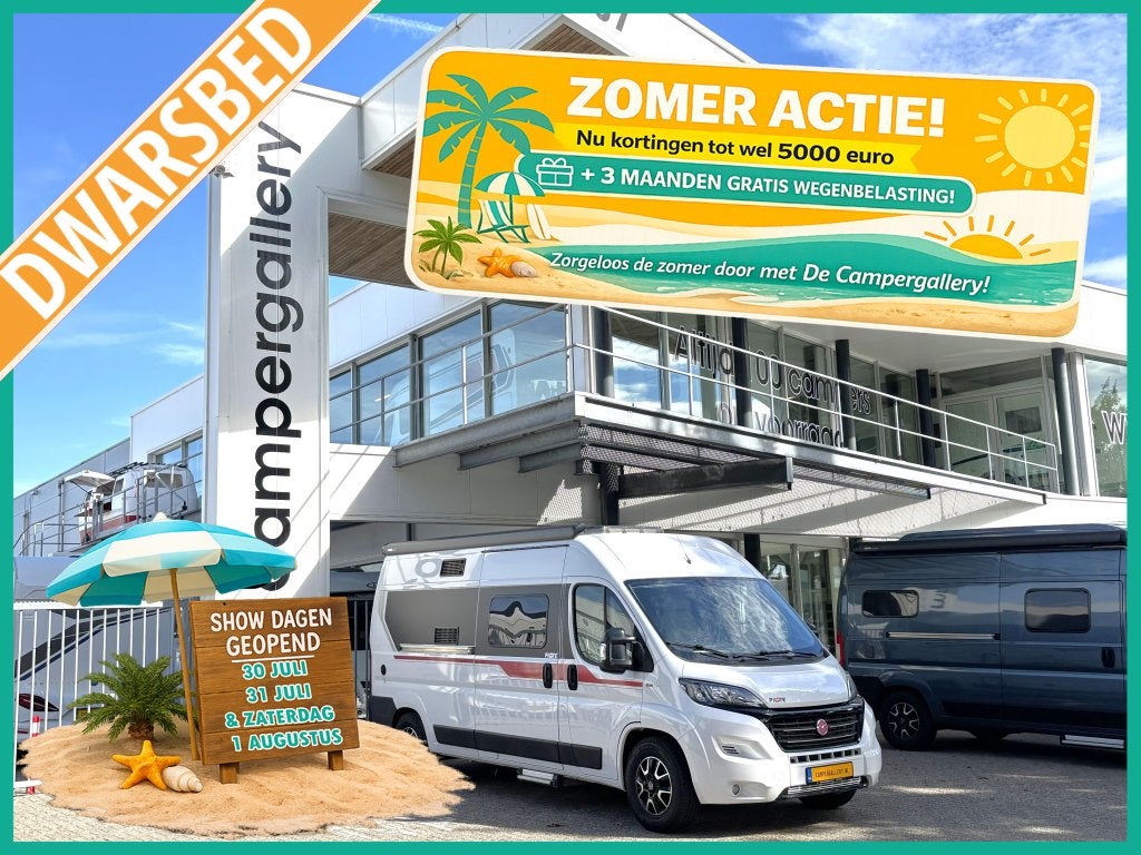 Pilote V 600 DWARSBED EURO 6 ZONNEPANEEL 5.99M BEIGE LEDER, Fiat, Pilote, Bedrijf, Tot en met 3