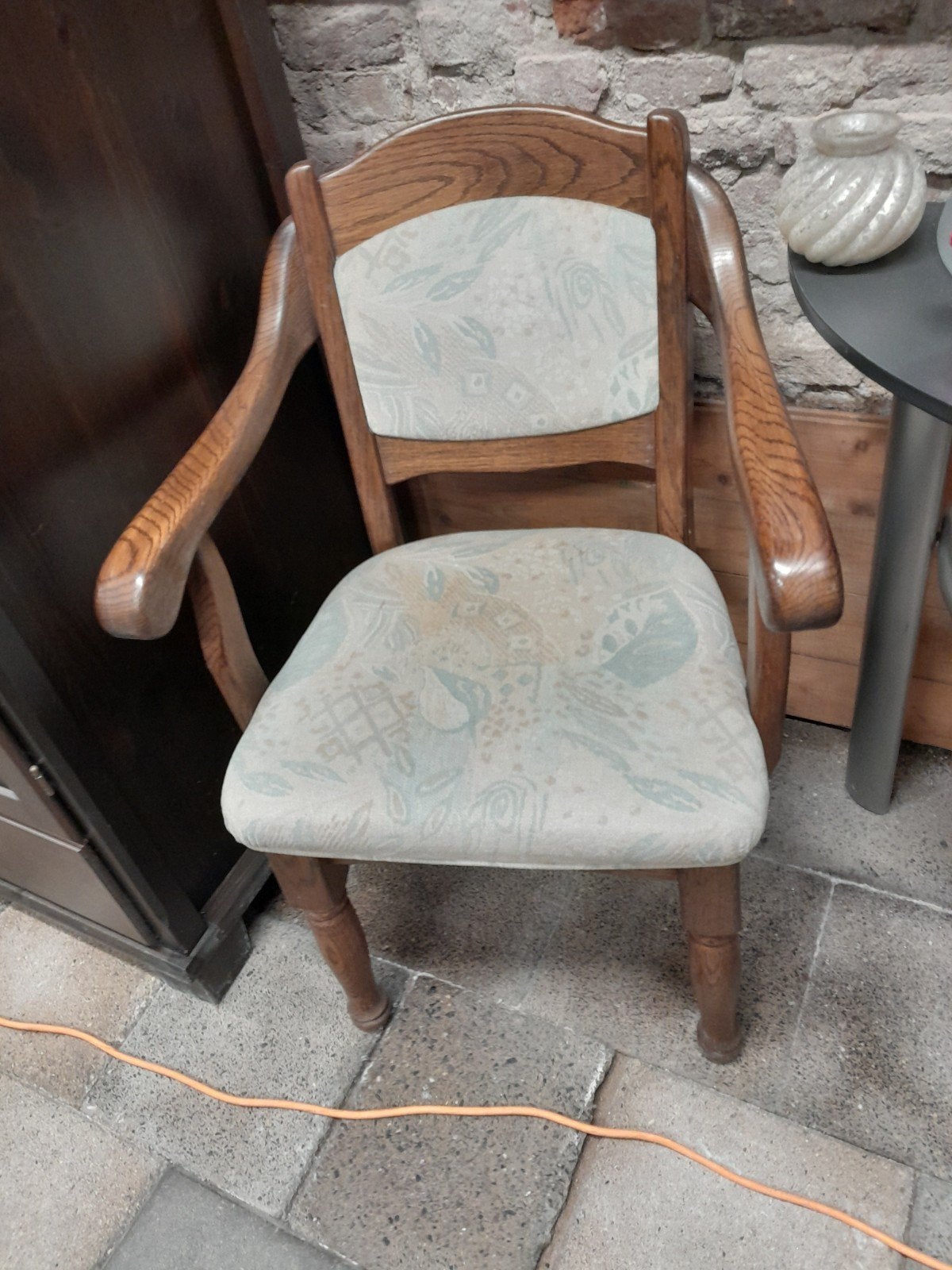 Eiken fauteuil, ideaal voor ouderen, Ophalen