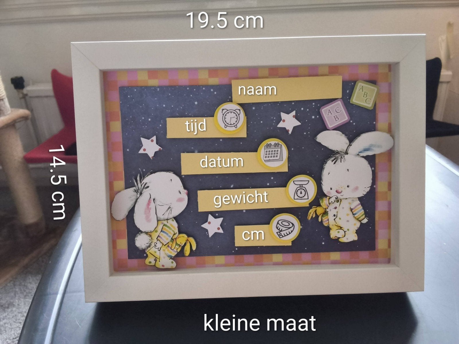 kraamcadeau Geboortelijsje om zelf in te vullen, Ophalen of Verzenden
