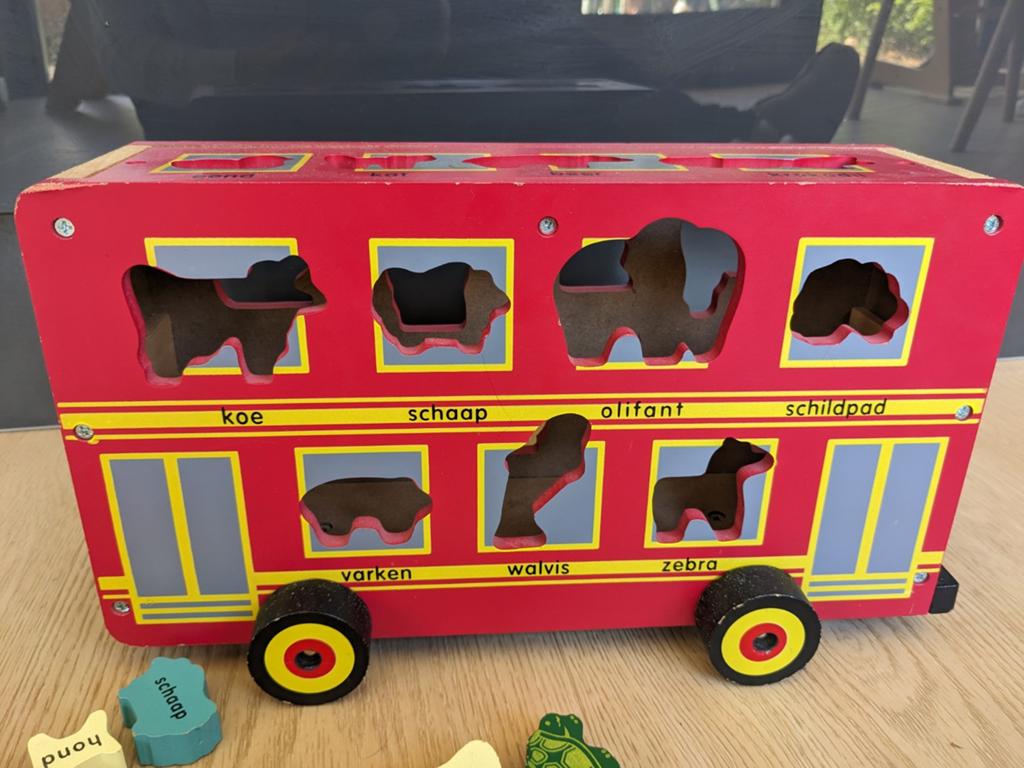 Geweldige houten bus vormenstoof, Ophalen of Verzenden