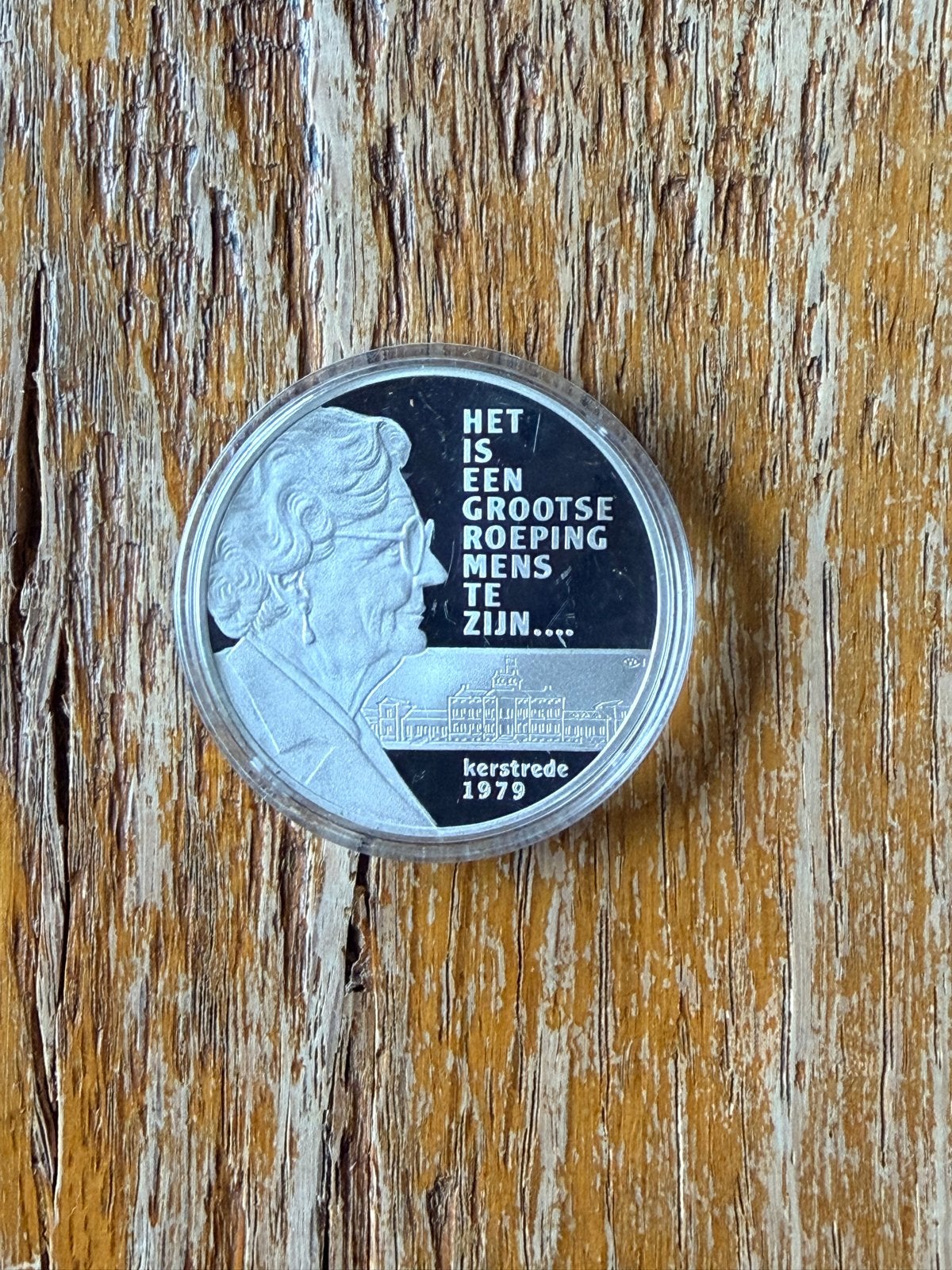 Prinses Juliana Penning 1989 - Proof Zilver 925, Postzegels en Munten, Munten | Nederland, Koningin Juliana, Zilver, Losse munt