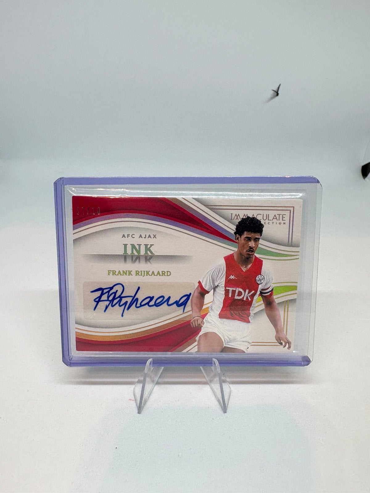 Panini Immaculate 2023-24 Frank Rijkaard Ajax Auto Gold /10, Ophalen of Verzenden, Zo goed als nieuw, Plaatje