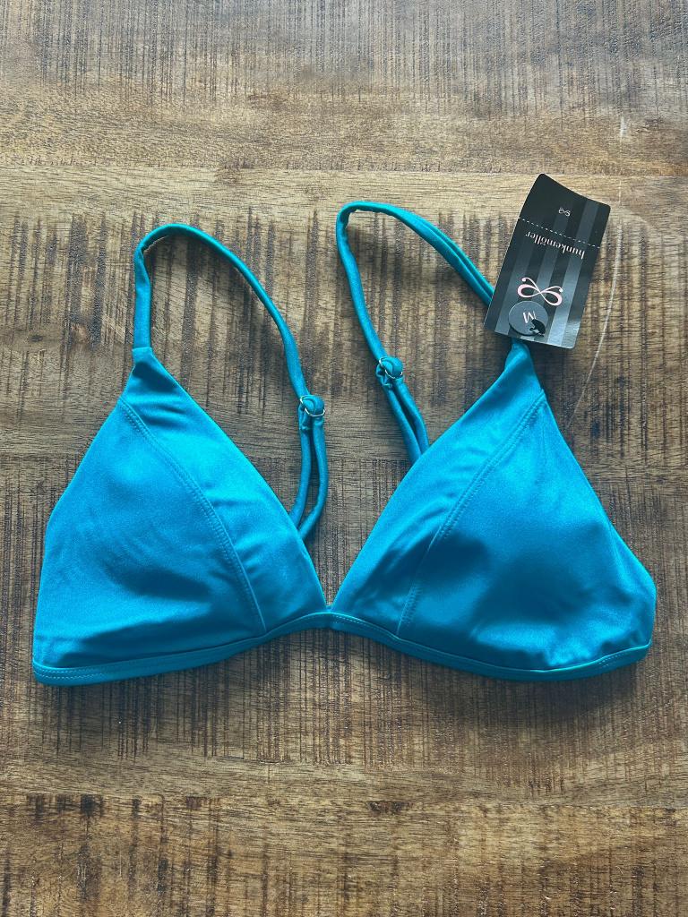 Hunkemöller Celine Triangle Bikinitop M, Blauw, Nieuw, Ophalen of Verzenden, Bikini
