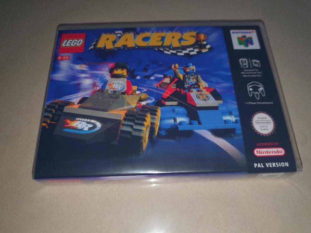 Lego Racers N64 Game Case, Verzenden, 1 speler, Racen en Vliegen, Zo goed als nieuw