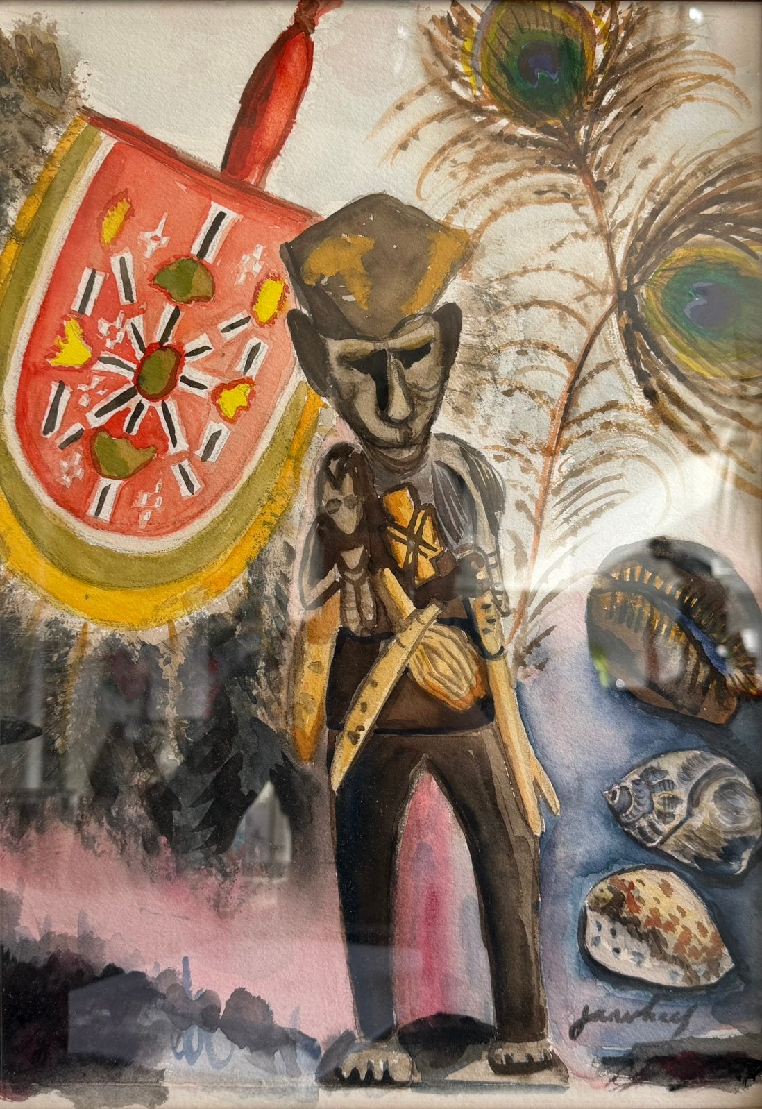 Jan van Heel (1898-1990), Antiek en Kunst, Kunst | Schilderijen | Klassiek, Ophalen, Gouache, Stilleven, Impressionistisch
