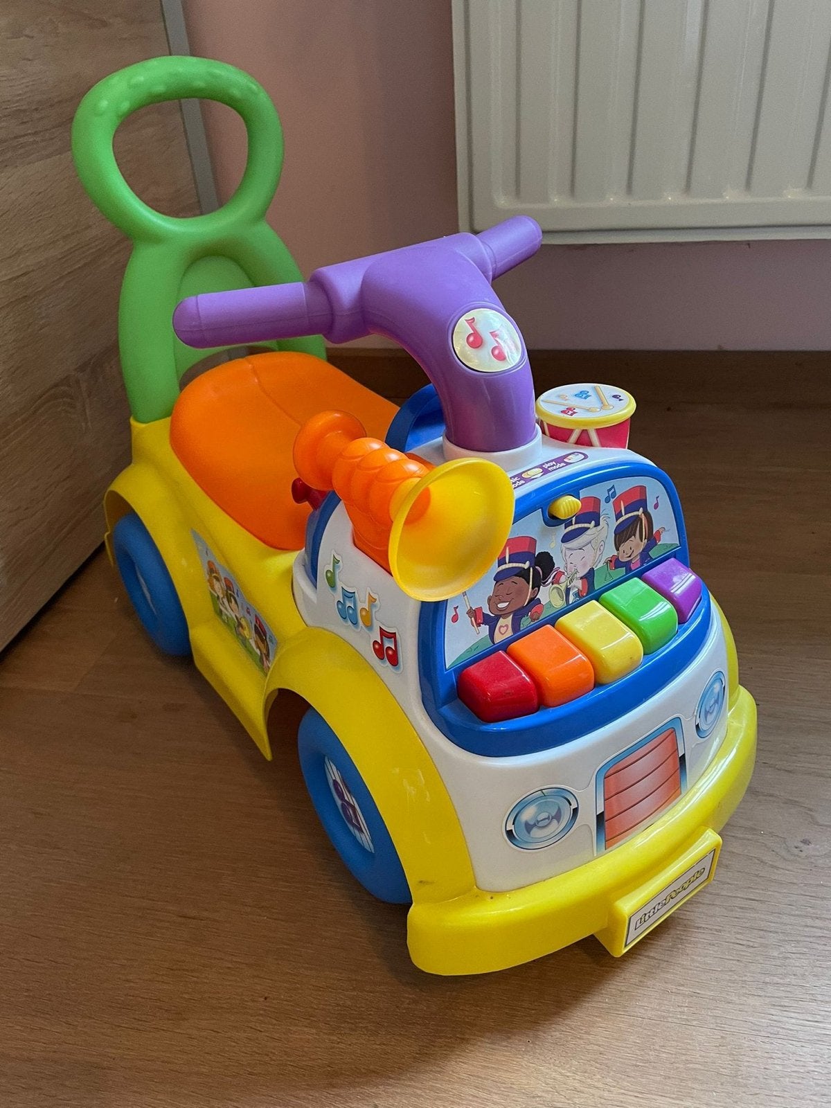 Fisher-Price Little People Muzikale Loopauto, Kinderen en Baby's, Speelgoed | Speelgoedvoertuigen, Ophalen, Gebruikt