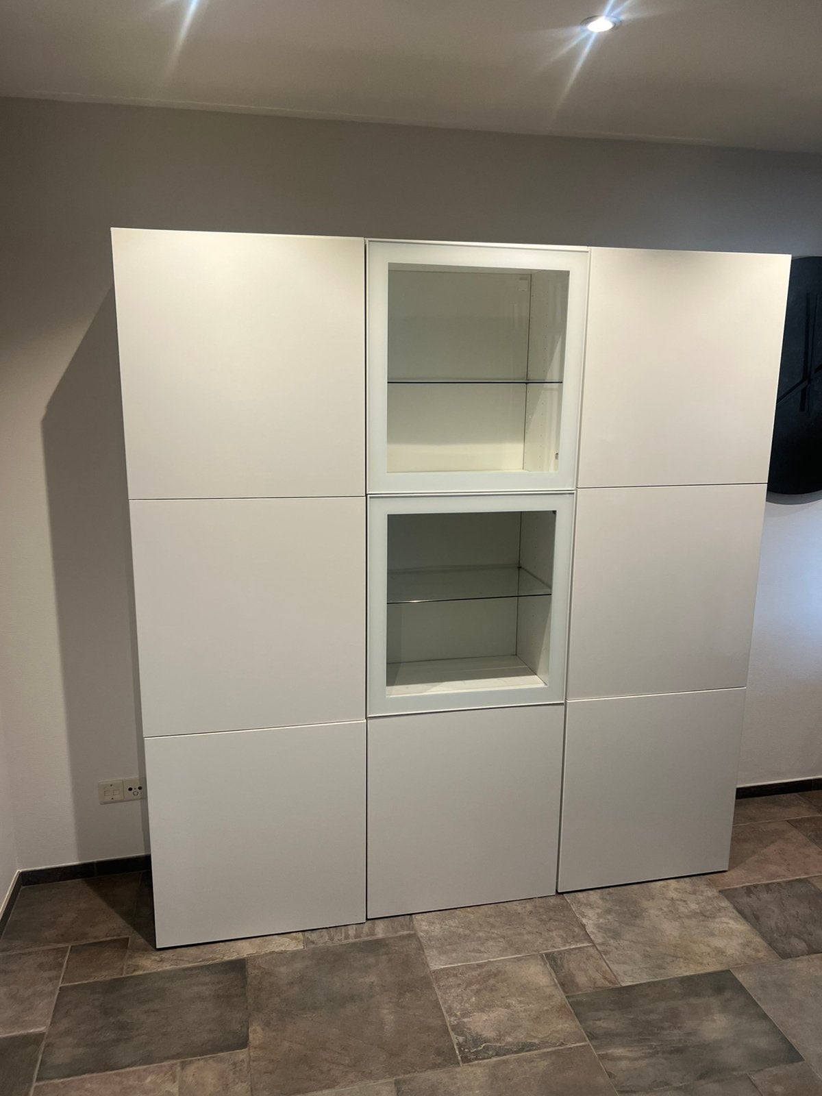 Witte buffet kasten 180x193, Ophalen, Zo goed als nieuw, 25 tot 50 cm, 200 cm of meer