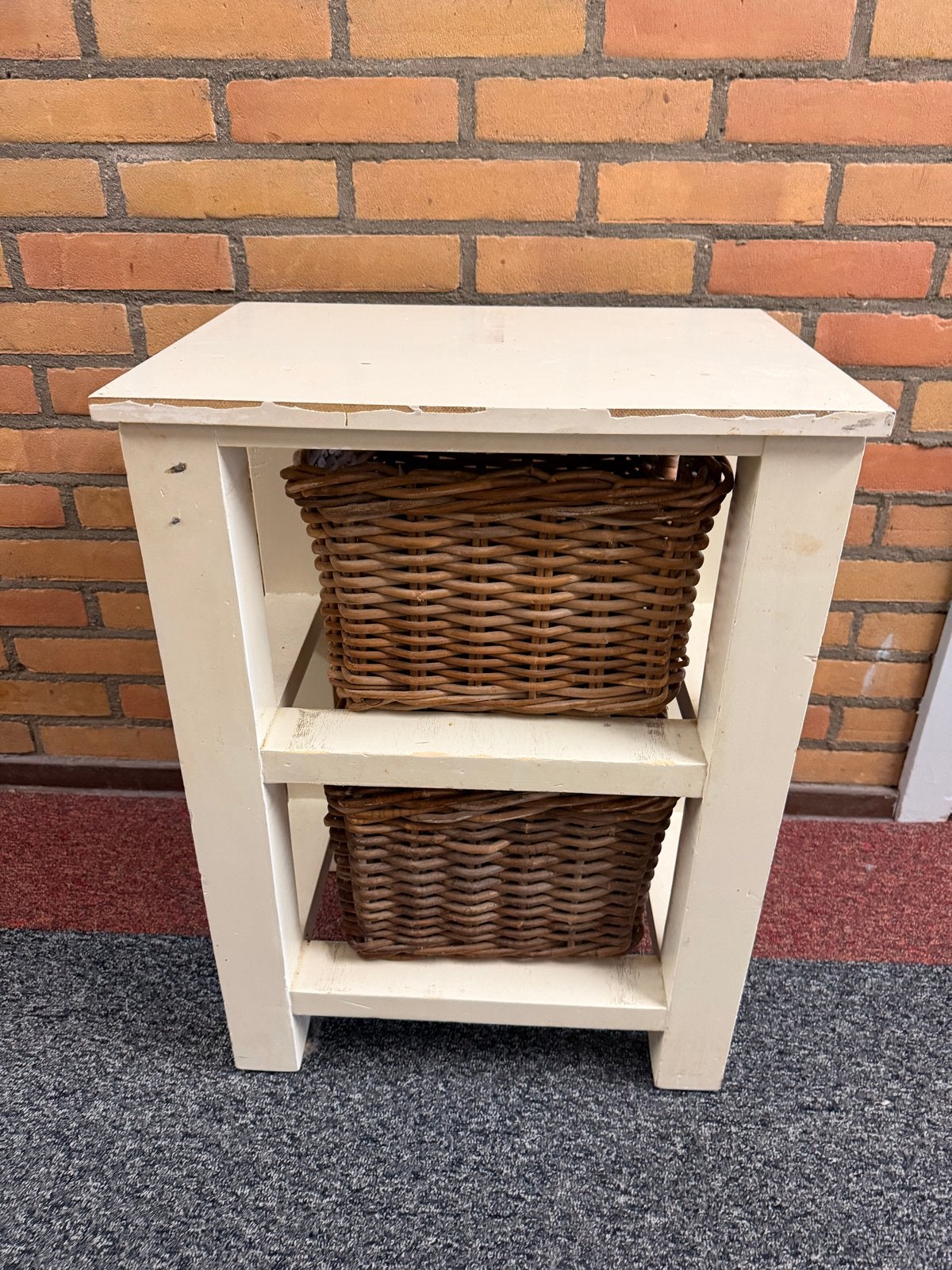 Nachtkastje met mandjes, Ophalen, Gebruikt, Minder dan 45 cm, Minder dan 55 cm