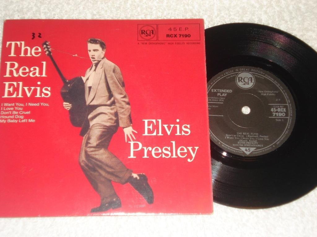 Elvis Presley  EP  The Real Elvis, Ophalen of Verzenden, Zo goed als nieuw, Pop, EP