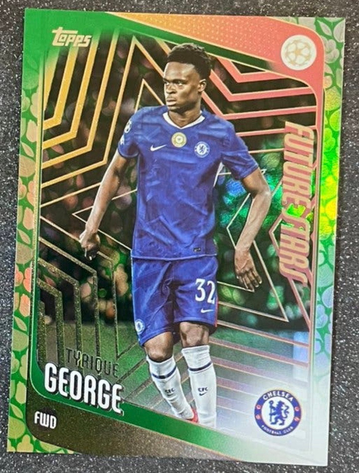 Topps UCC Flagship 26 GREEN PAR FUTURE STARS GEORGE CHELSEA, Verzenden, Zo goed als nieuw, Plaatje