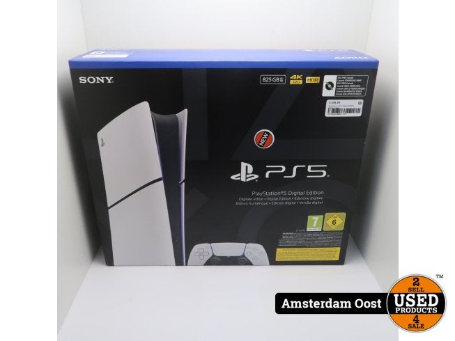 Playstation 5 Slim Digital 825GB | Nieuw in Seal, Sony, Nieuw, Support@sony.com, 1-7-1 Konan, Minato-ku
Tokyo 108-0075
Japan