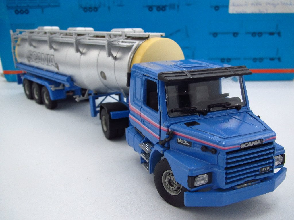 Tekno - Scania 143M Torpedo Tankwagen 1:50, Ophalen of Verzenden, Zo goed als nieuw, Bus of Vrachtwagen, Tekno