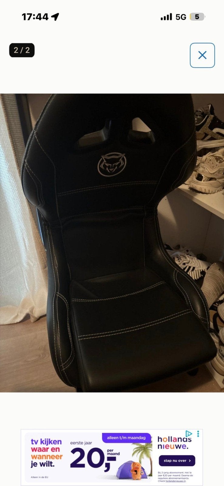 Mooie set: Gamestoel, Thrustmaster stuur en pedalen, Spelcomputers en Games, Racestoel, Gebruikt, Force feedback, Ophalen of Verzenden