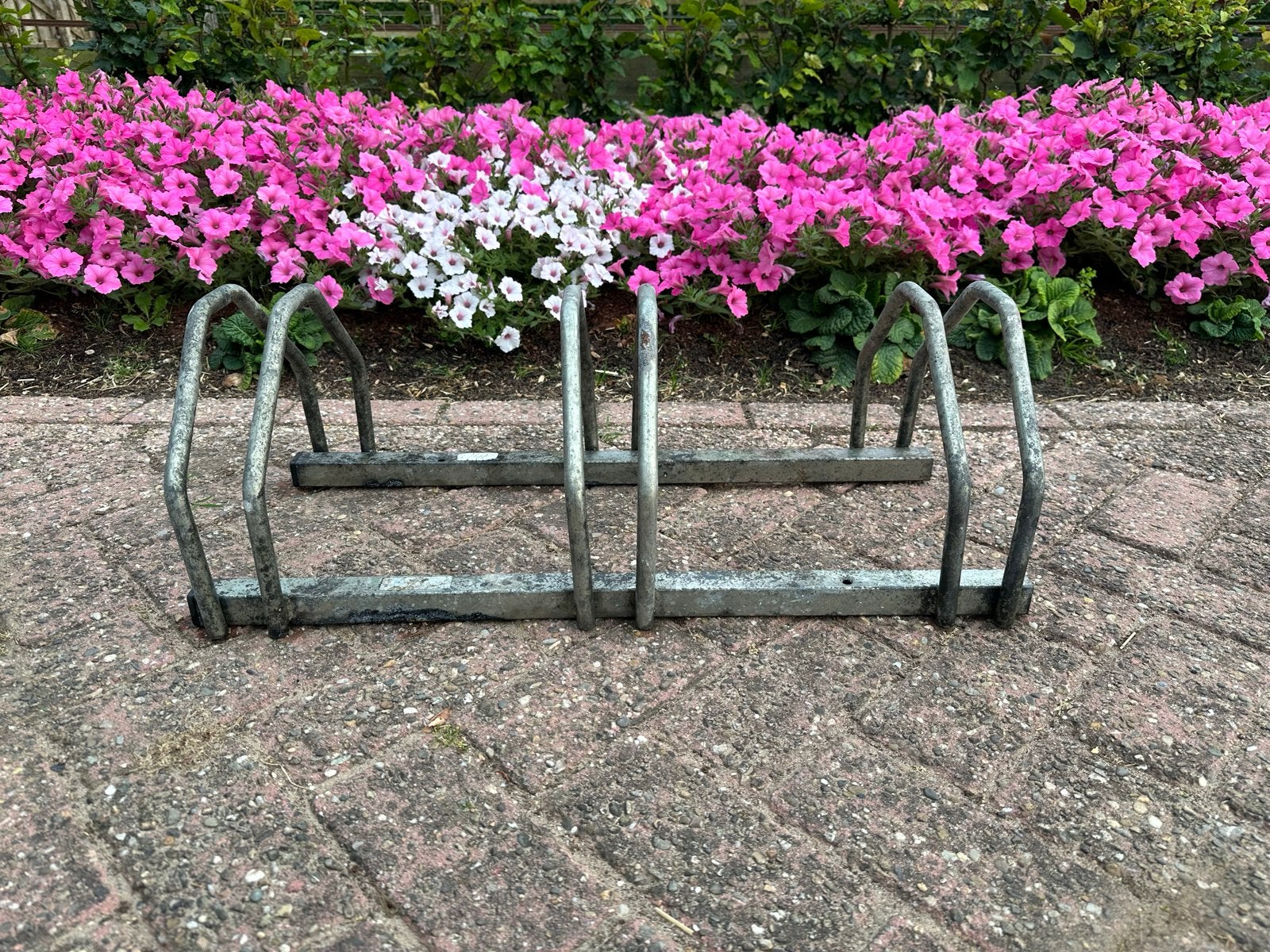 Fietsenrek voor 3 fietsen, Ophalen, Gebruikt