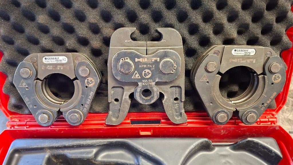 HILTI Mapress M Persringen / perskettingen M42 + M54 ., ., Ophalen of Verzenden, Zo goed als nieuw, .