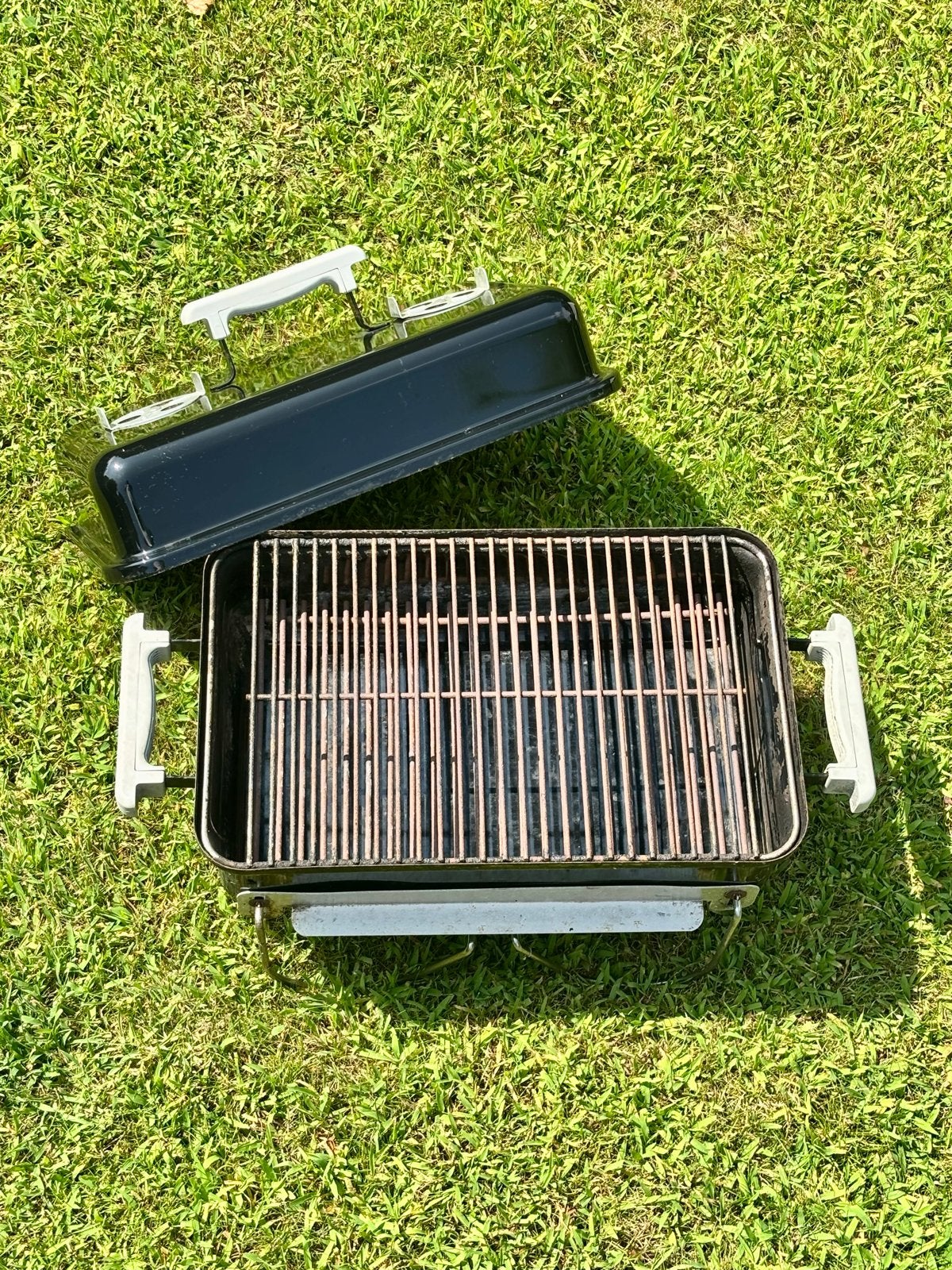 WEBER GO-ANYWHERE, Tuin en Terras, Houtskoolbarbecues, Ophalen, Gebruikt
