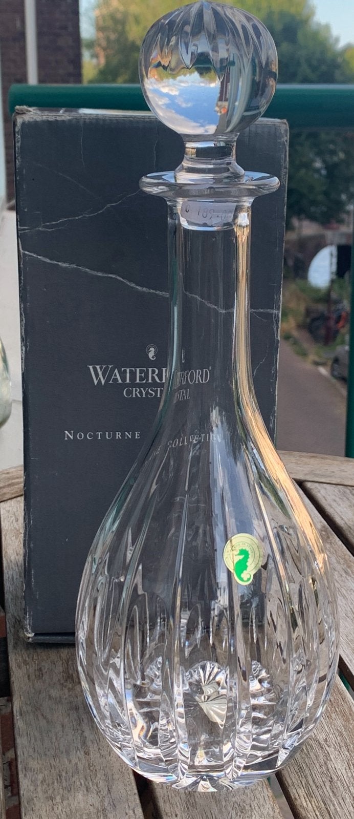 Kristallen Decanter nieuw in doos old stock, Ophalen of Verzenden