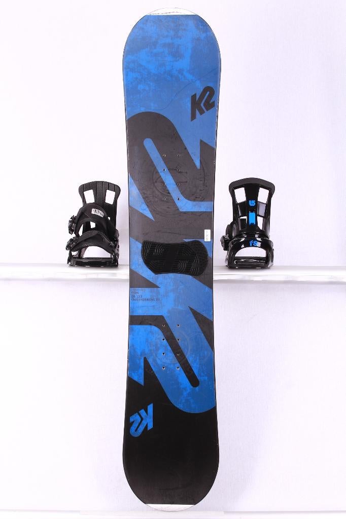 140 snowboard K2 EST. 87, black/dark blue, p-tex topsheet, Sport en Fitness, Snowboarden, Ophalen of Verzenden, Gebruikt, Board