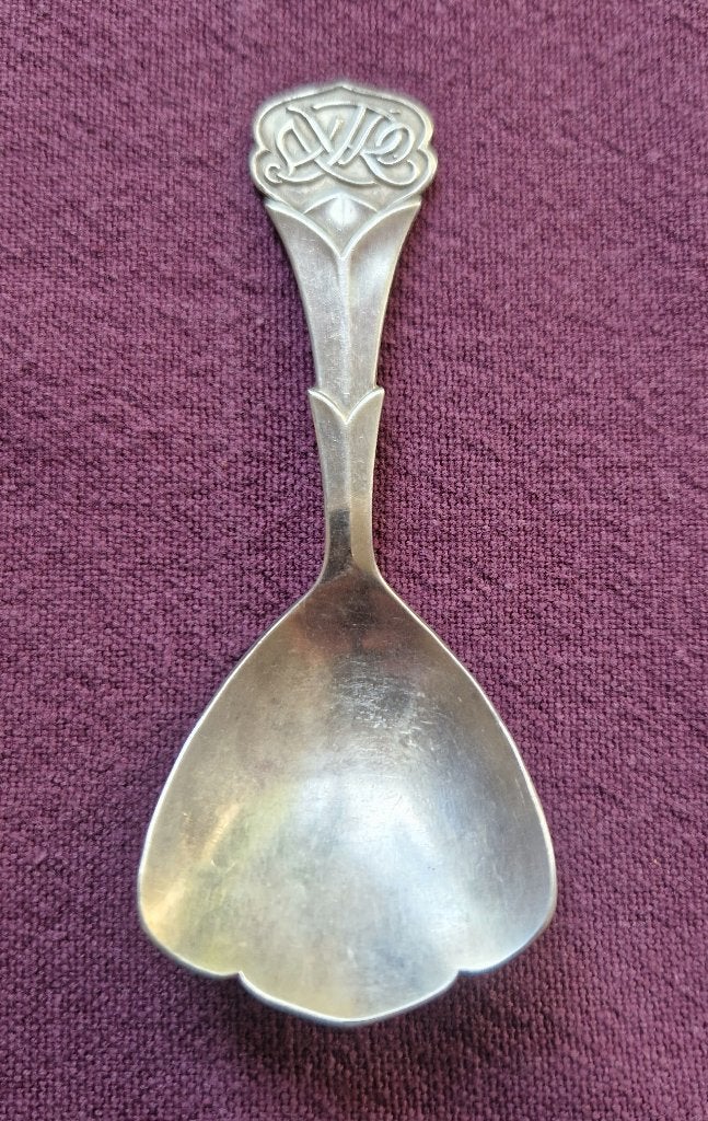 Verzilverde suikerlepel / suikerschep AVRO zomer 1937, Ophalen of Verzenden