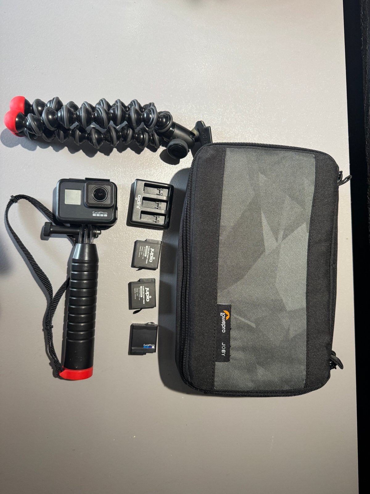 GoPro Hero 7 Black met accessoires en tas, Ophalen of Verzenden, Zo goed als nieuw, GoPro