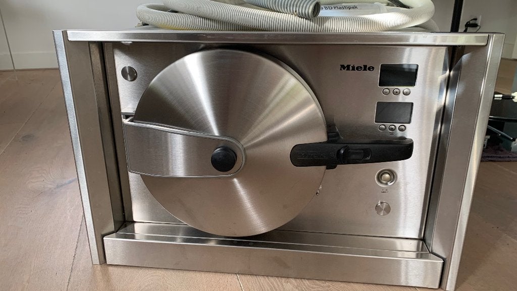 Miele hogedruk stoomoven, Ophalen, Minder dan 45 cm, Gebruikt, Stoom