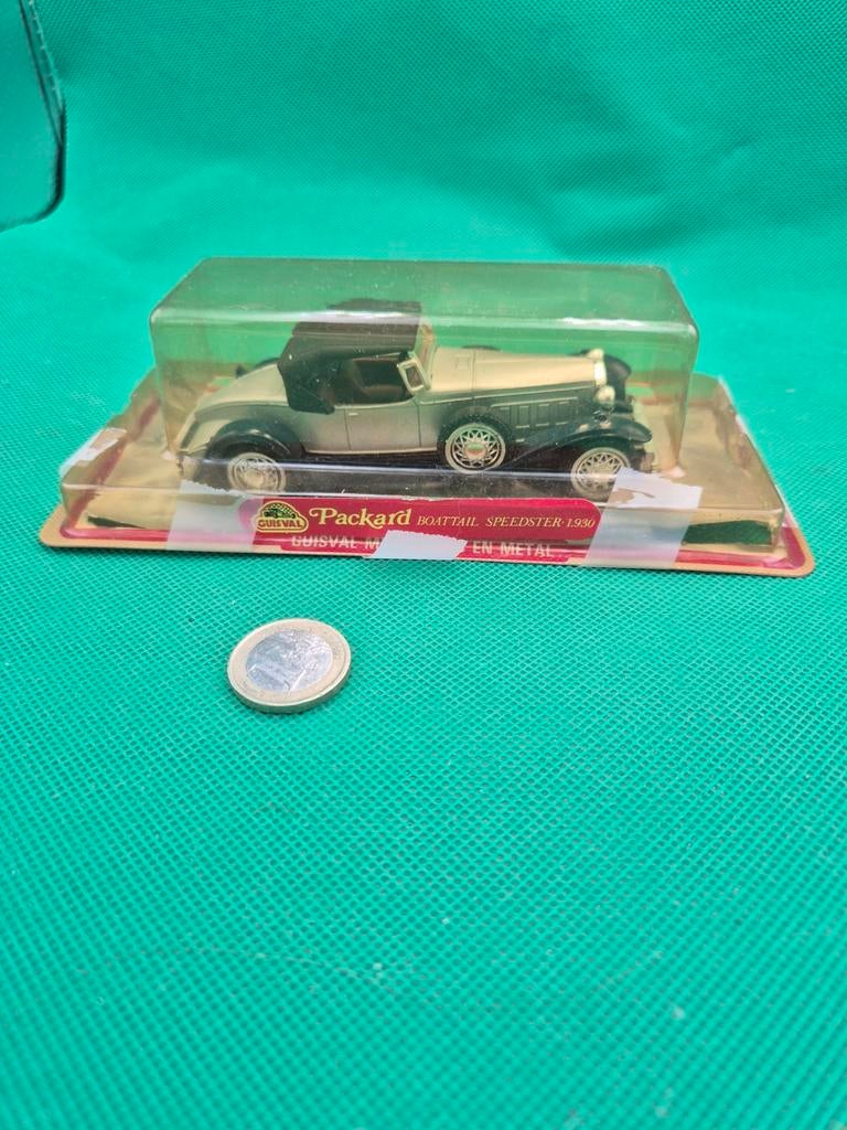 228 Packard Boattail speedster 1/43 guisval, Hobby en Vrije tijd, Modelauto's | 1:43, Ophalen of Verzenden, Zo goed als nieuw