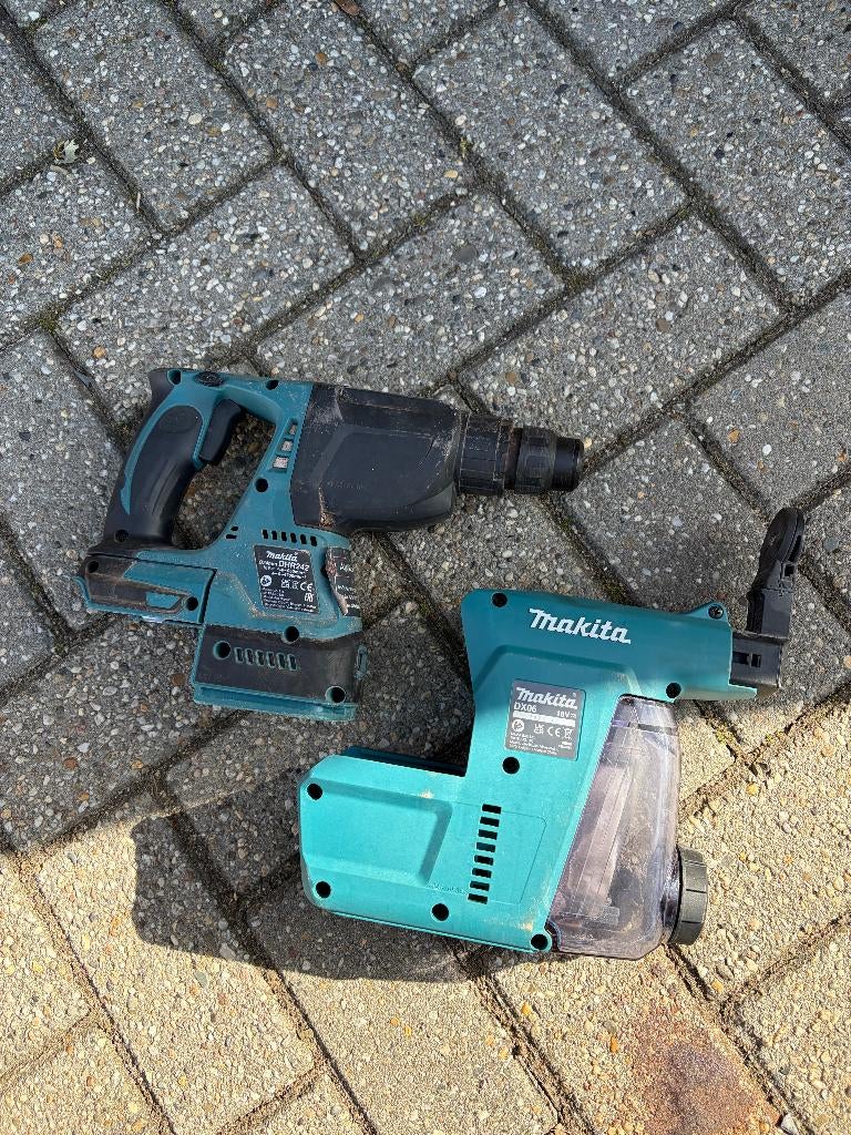 Makita SDS-Plus accu combihamer body met stofafzuiging, Ophalen, Zo goed als nieuw