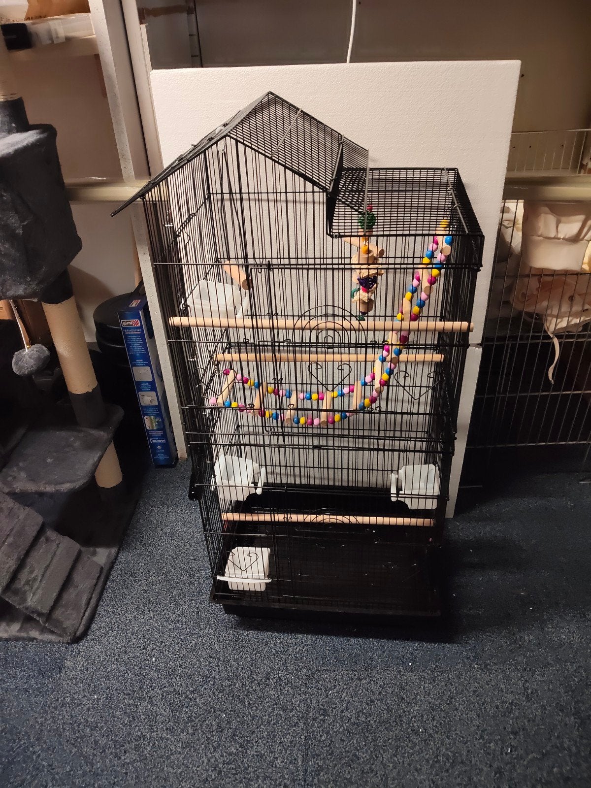 Aangeboden Nieuwe Vogelkooi / Parkieten Kooi, Ophalen, Nieuw, Metaal, Vogelkooi