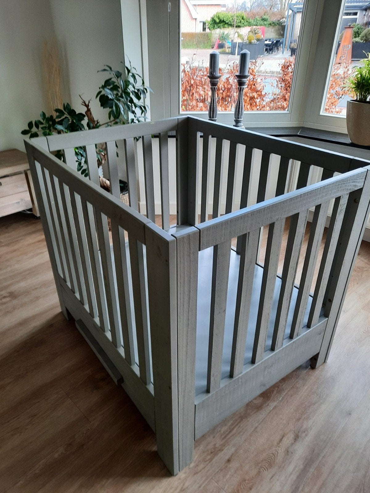 Coming Box met Lade - Grijs Houten Box, Kinderen en Baby's, Boxen, Ophalen