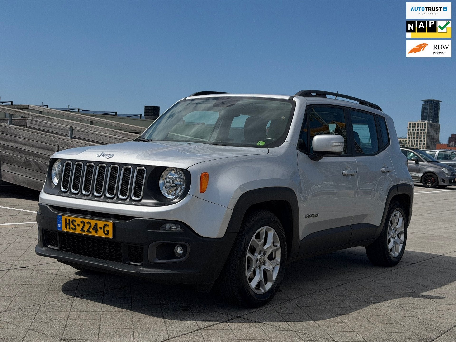 Jeep Renegade 1.4 MultiAir Freedom 1e Eig Automaat Clima Cru, Gebruikt, 4 cilinders, Origineel Nederlands, 600 kg